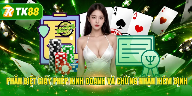Phân biệt giấy phép kinh doanh và chứng nhận kiểm định