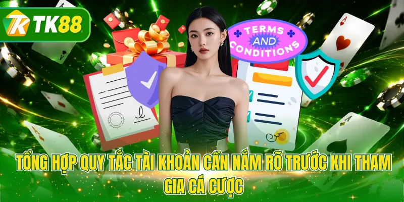 Tổng hợp quy tắc tài khoản cần nắm rõ trước khi tham gia cá cược